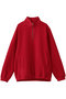 【MEN】BRUSHED WOOL PULLOVER フジ/FUJI RED