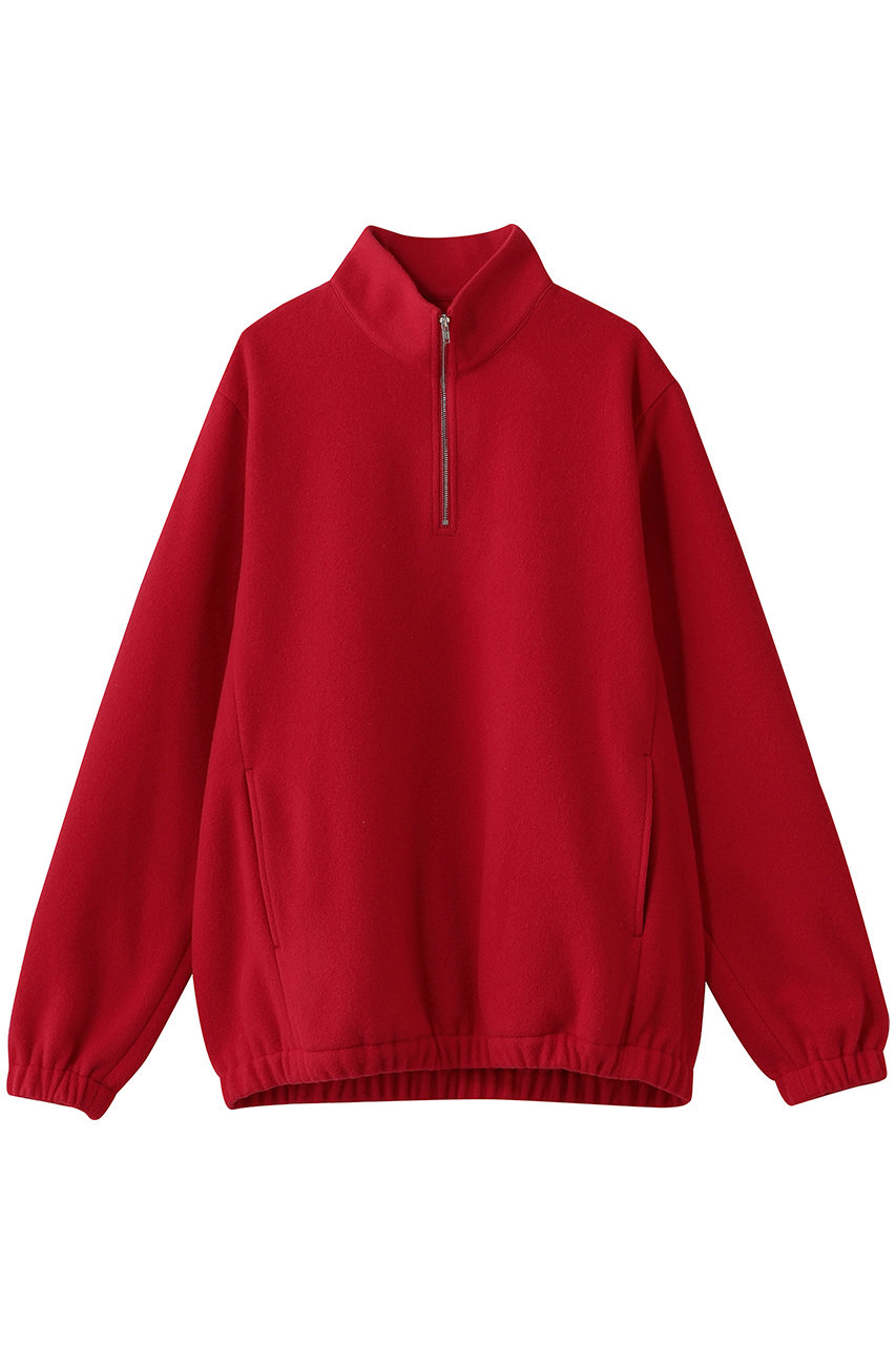 フジ/FUJIの【MEN】BRUSHED WOOL PULLOVER(RED/JO26-MT002-WO)