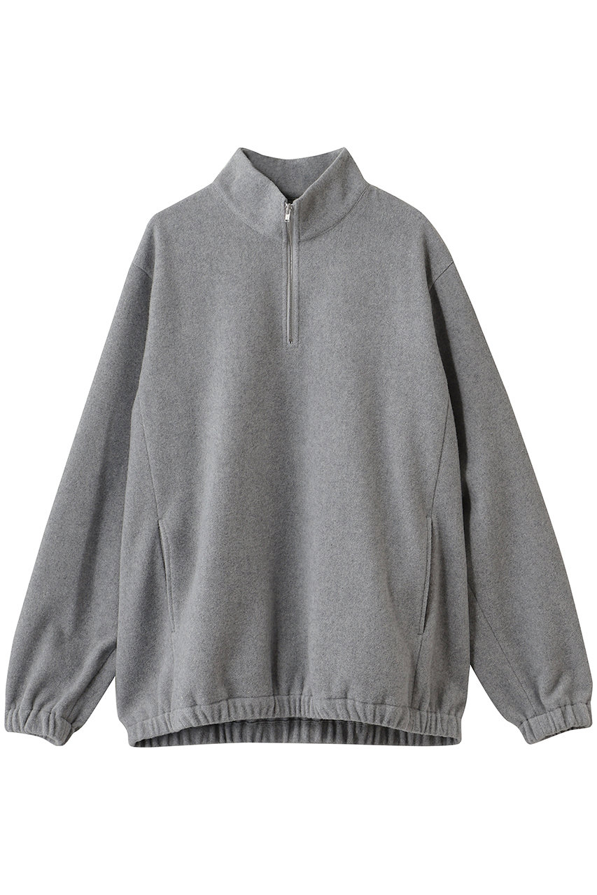 フジ/FUJIの【MEN】BRUSHED WOOL PULLOVER(GRAY/JO26-MT002-WO)