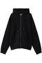【MEN】COTTON ZIP UP HOODIE フジ/FUJI BLACK