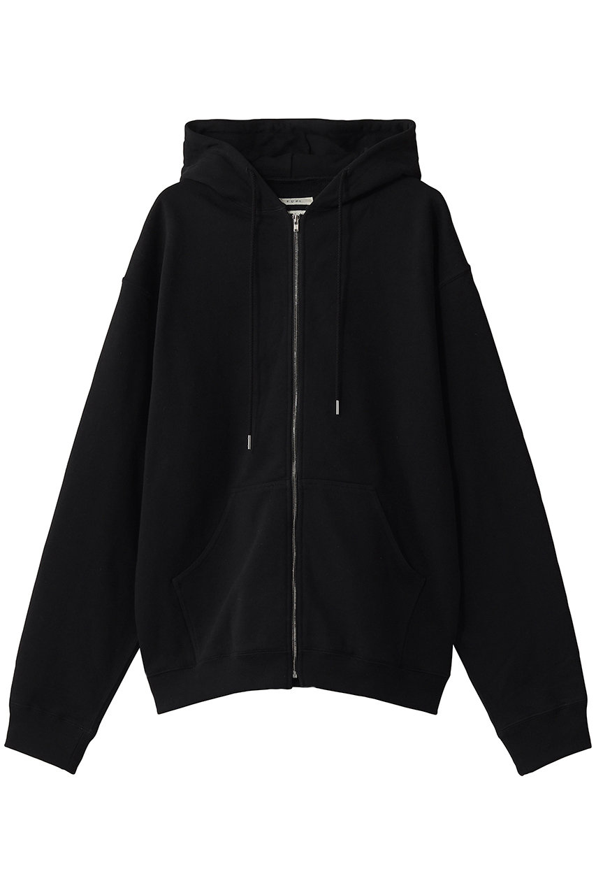 フジ/FUJIの【MEN】COTTON ZIP UP HOODIE(BLACK/E-MT002-CO)