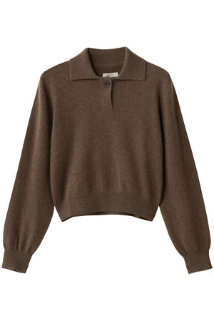 フジ/FUJIのCASHMERE KNIT POLO(110300/110301)