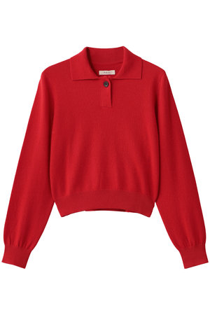 フジ/FUJIのCASHMERE KNIT POLO(110300/110301)