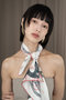 Melody Motifシルクスカーフ 88cmx88cm スウォッシュロンドン/SWASH LONDON