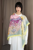 Showboat Floraストール 約120cmx約120cm スウォッシュロンドン/SWASH LONDON