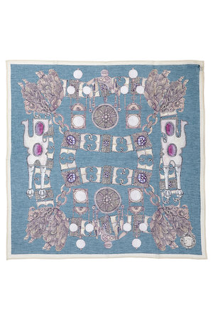 スウォッシュロンドン/SWASH LONDONのFiligree Menagerieストール 120cmx120cm(140100/140101)