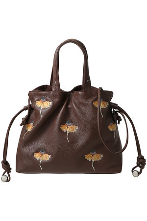 スウォッシュロンドン/SWASH LONDONのレザー刺繍トートバッグ(120200/120201)