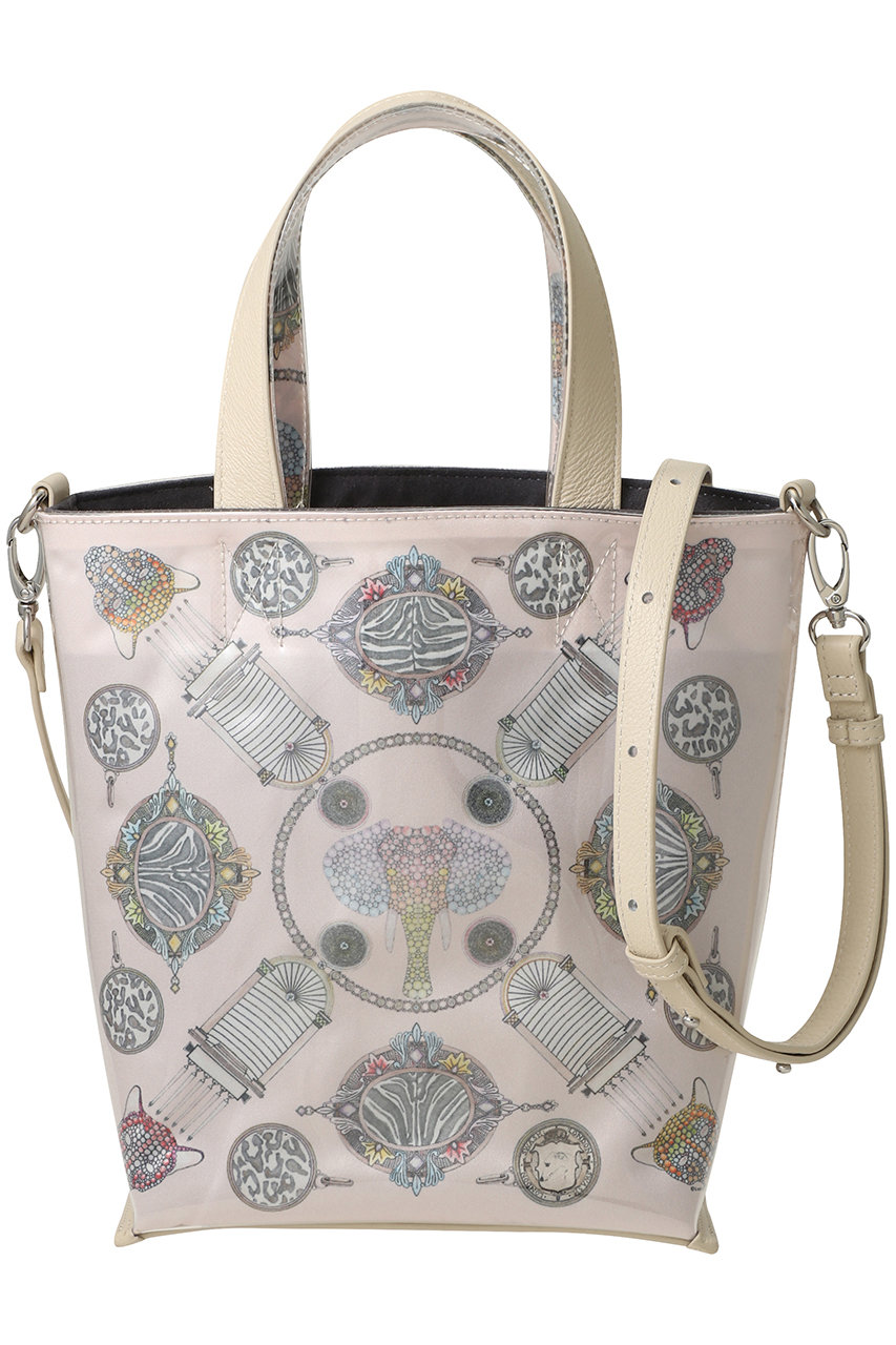 スウォッシュロンドン/SWASH LONDONのPVCハンドバッグ（小）(ピンク/24-116-53130)