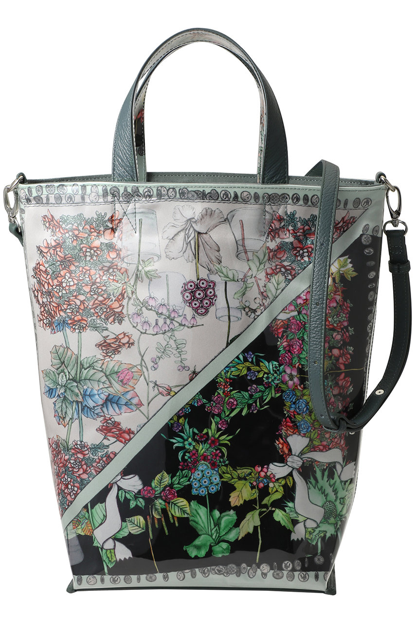 スウォッシュロンドン/SWASH LONDONのPVCハンドバッグ（大）(グリーン/24-116-53131)