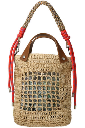 スウォッシュロンドン/SWASH LONDONのラフィアバッグミニ(120600/120601)