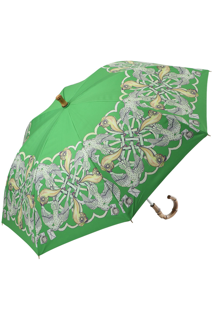 スウォッシュロンドン/SWASH LONDONの【晴雨兼用】長傘JEWEL Scarf2 Pt(グリーン/22-116-12549-06-62-50)