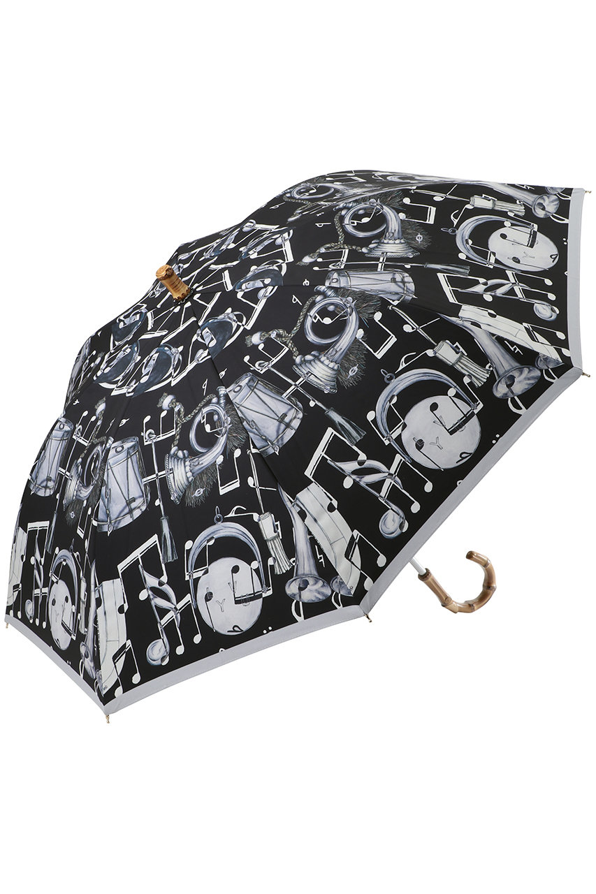 スウォッシュロンドン/SWASH LONDONの【晴雨兼用】長傘PAN MELODY Pt(ブラック/22-116-12552-06-15-50)