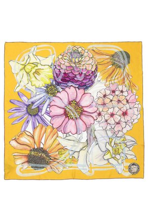 スウォッシュロンドン/SWASH LONDONのShowboat Floraシルクスカーフ 約88cmx約88cm(140100/140103)