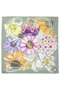 Showboat Floraシルクスカーフ 約88cmx約88cm スウォッシュロンドン/SWASH LONDON ミントグリーン