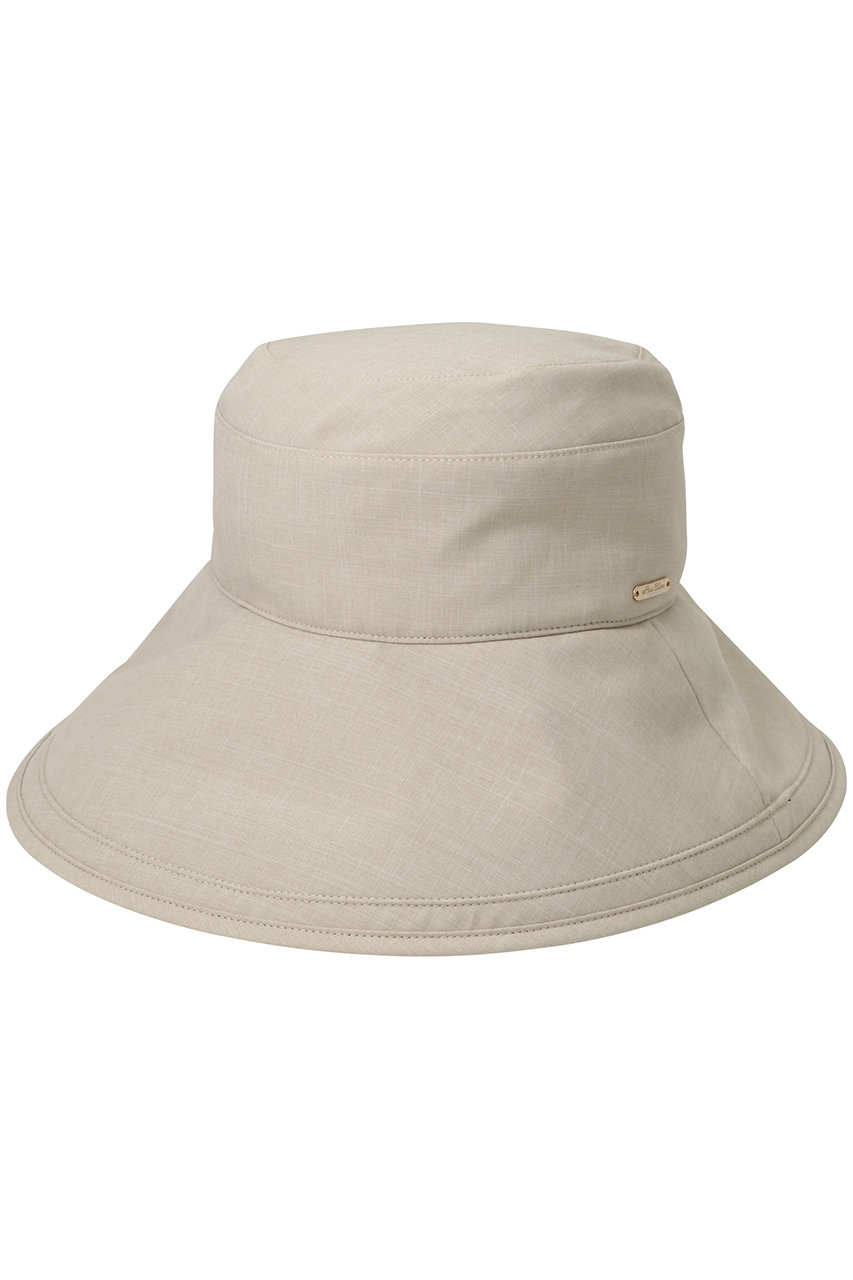 アシヤ ロサブラン/芦屋ロサブランの【帽子】 プレーンハット つば13cm（つば裏遮光/通気性あり）(ベージュ/020125-007-l)