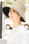 【帽子】 プレーンハット つば13cm（つば裏遮光/通気性あり） アシヤ ロサブラン/芦屋ロサブラン