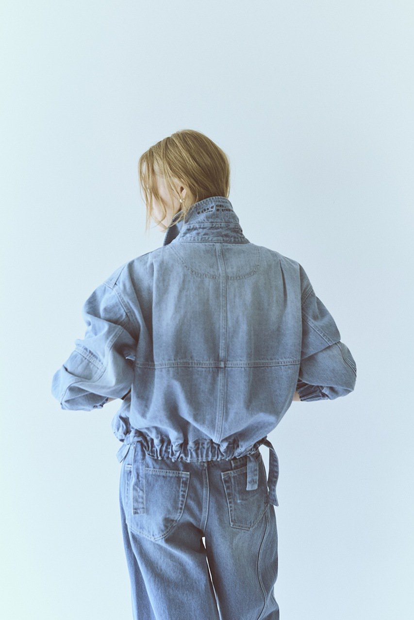FORFORMO(フォルフォルモ)｜Adjustable Denim Jacket/ブルー の通販