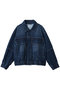 Adjustable Denim Jacket フォルフォルモ/FORFORMO ネイビー