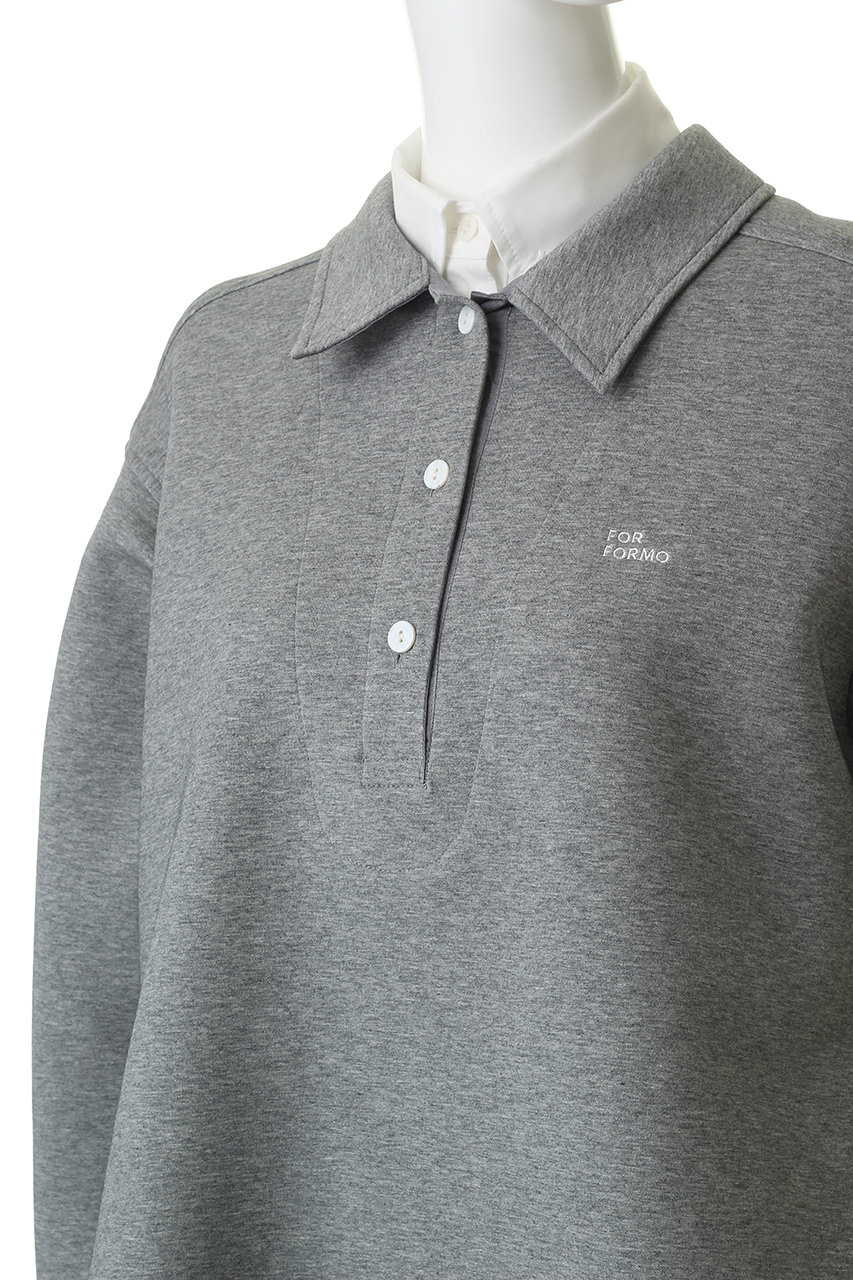 FORFORMO(フォルフォルモ)｜Layered Shirt Tops/グレー の通販