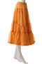 Sheer Gathered Skirt フォルフォルモ/FORFORMO