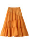 Sheer Gathered Skirt フォルフォルモ/FORFORMO オレンジ