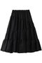 Sheer Gathered Skirt フォルフォルモ/FORFORMO ブラック