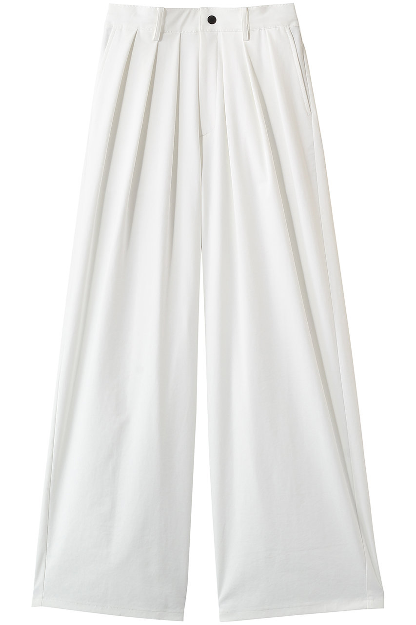 フォルフォルモ/FORFORMOのJersey Tuck Wide Pants(ホワイト/726114)