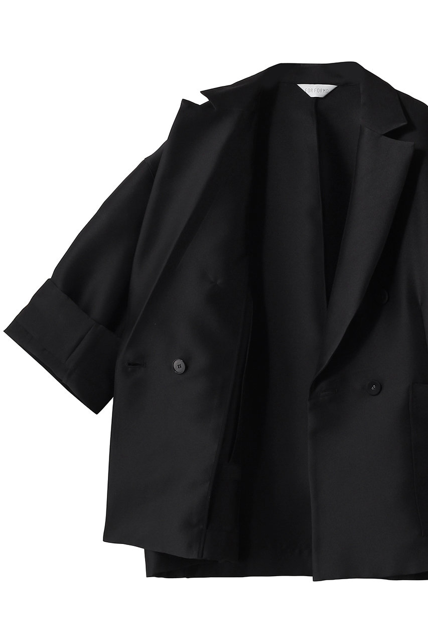 FORFORMO(フォルフォルモ)｜Haori Jacket/ブラック の通販｜ELLESHOP