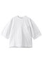 Round Sleeve Sweat T-shirt フォルフォルモ/FORFORMO ホワイト