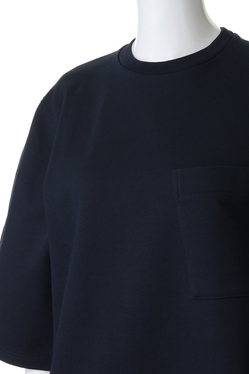 FORFORMO(フォルフォルモ)｜Round Sleeve Sweat T-shirt/ホワイト の