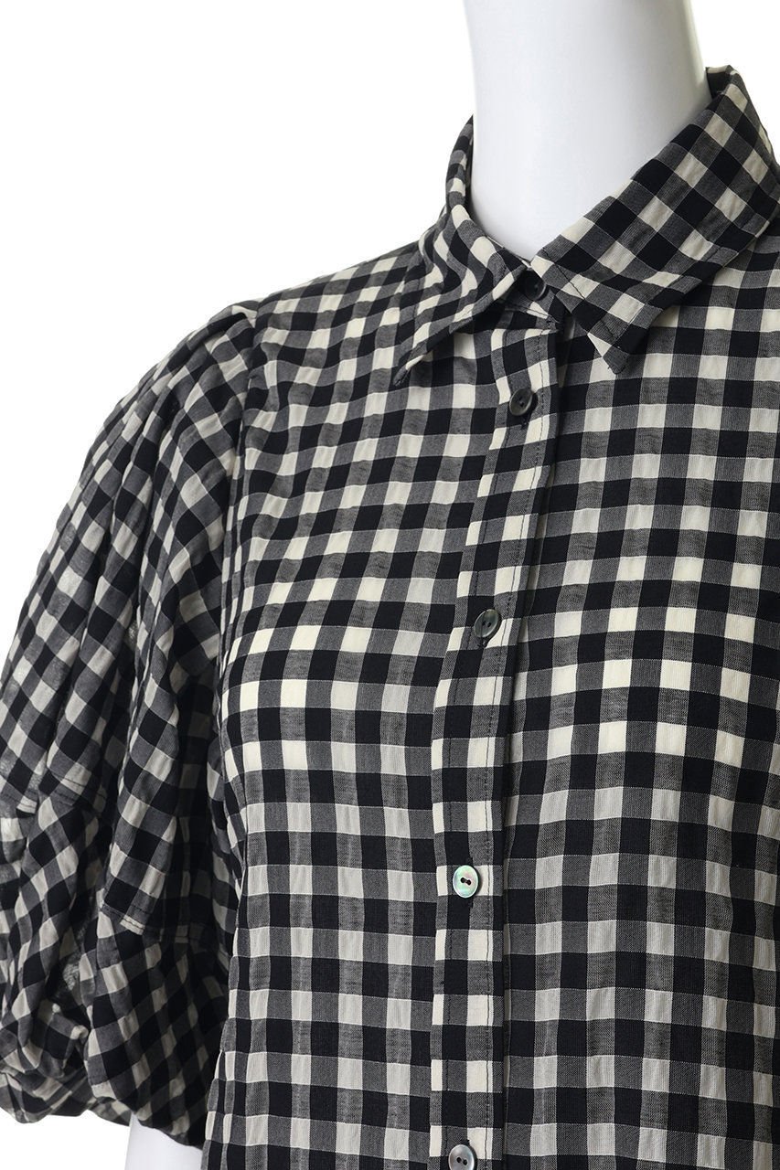 FORFORMO(フォルフォルモ)|Tuck Puff Sleeve Shirt/ホワイト の通販 FORFORMO(フォルフォルモ)|Tuck Puff Sleeve Shirt/ホワイト の通販