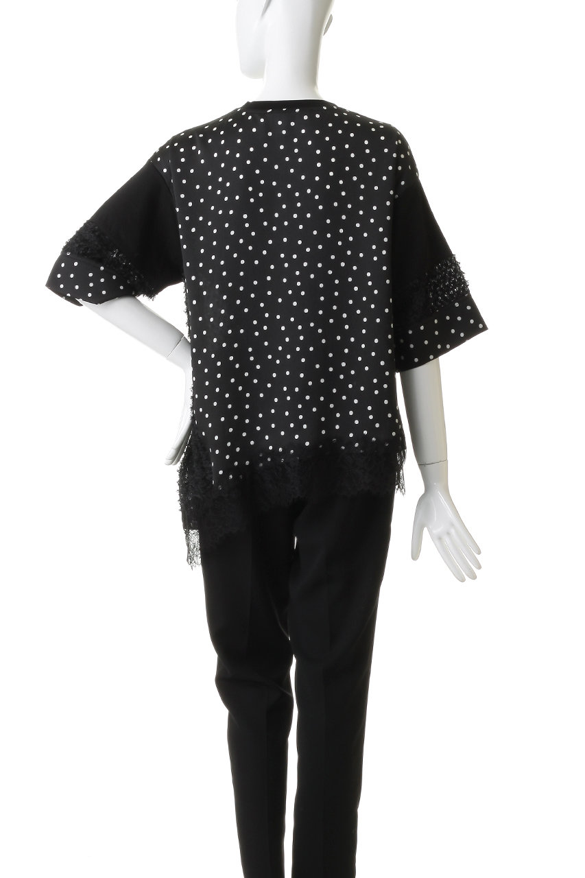 FORFORMO(フォルフォルモ)｜Lace T-shirt/ホワイト の通販｜ELLESHOP