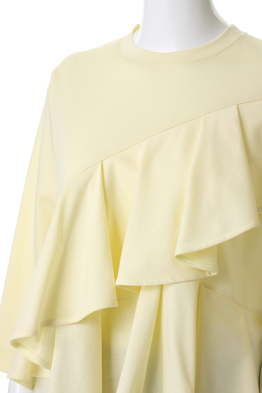 FORFORMO(フォルフォルモ)｜Frill Tops/ホワイト の通販｜ELLESHOP