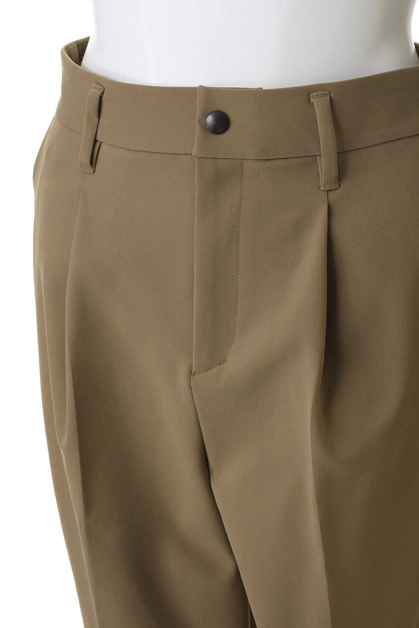 FORFORMO(フォルフォルモ)｜Stretch Tuck Pants Regular/ベージュ の