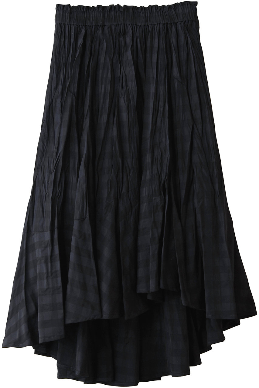 フォルフォルモ/FORFORMOのMidi Flared Skirt(チェックネイビー/726310)