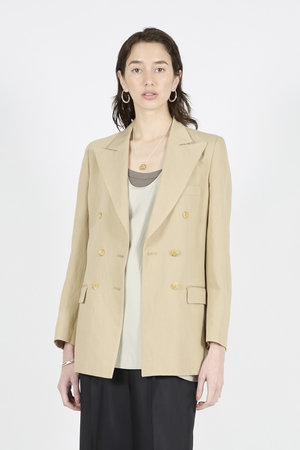 ラスパイユ/raspailのレーヨンリネン ダブルジャケット(110800/110801)