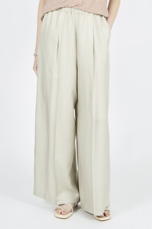 ラスパイユ/raspailのシルク タックパンツ(110600/110601)