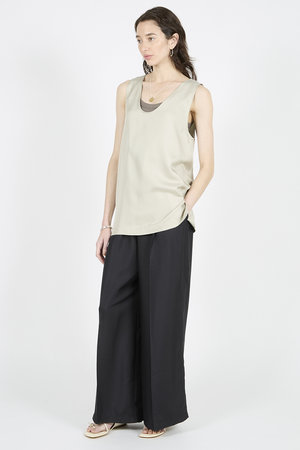 ラスパイユ/raspailのシルク タックパンツ(110600/110601)