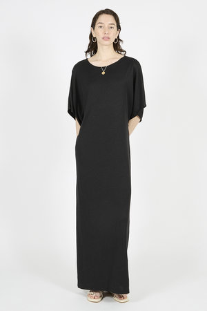 ラスパイユ/raspailのリネン テクスチャーロングドレス(110500/110503)