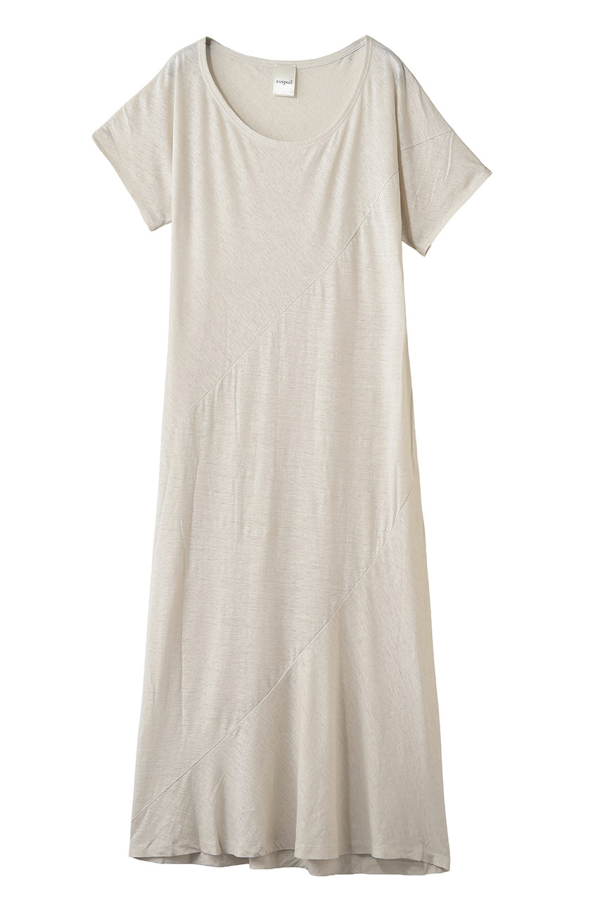 ラスパイユ/raspailのリネン コンポジションドレス(オフ/ROP-106)
