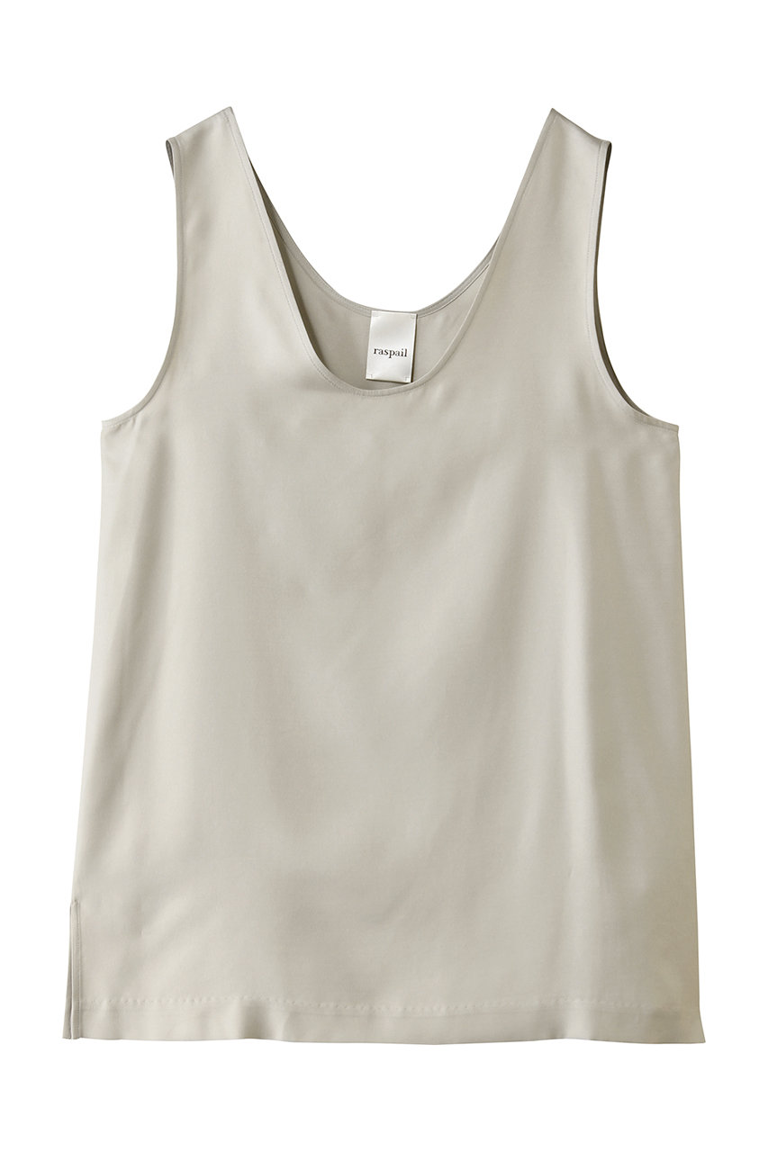 ラスパイユ/raspailのシルク ノースリーブブラウス(セージグリーン/RB-279)