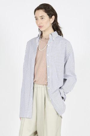 ラスパイユ/raspailのレギュラーカラー コットンシャツ(110400/110403)