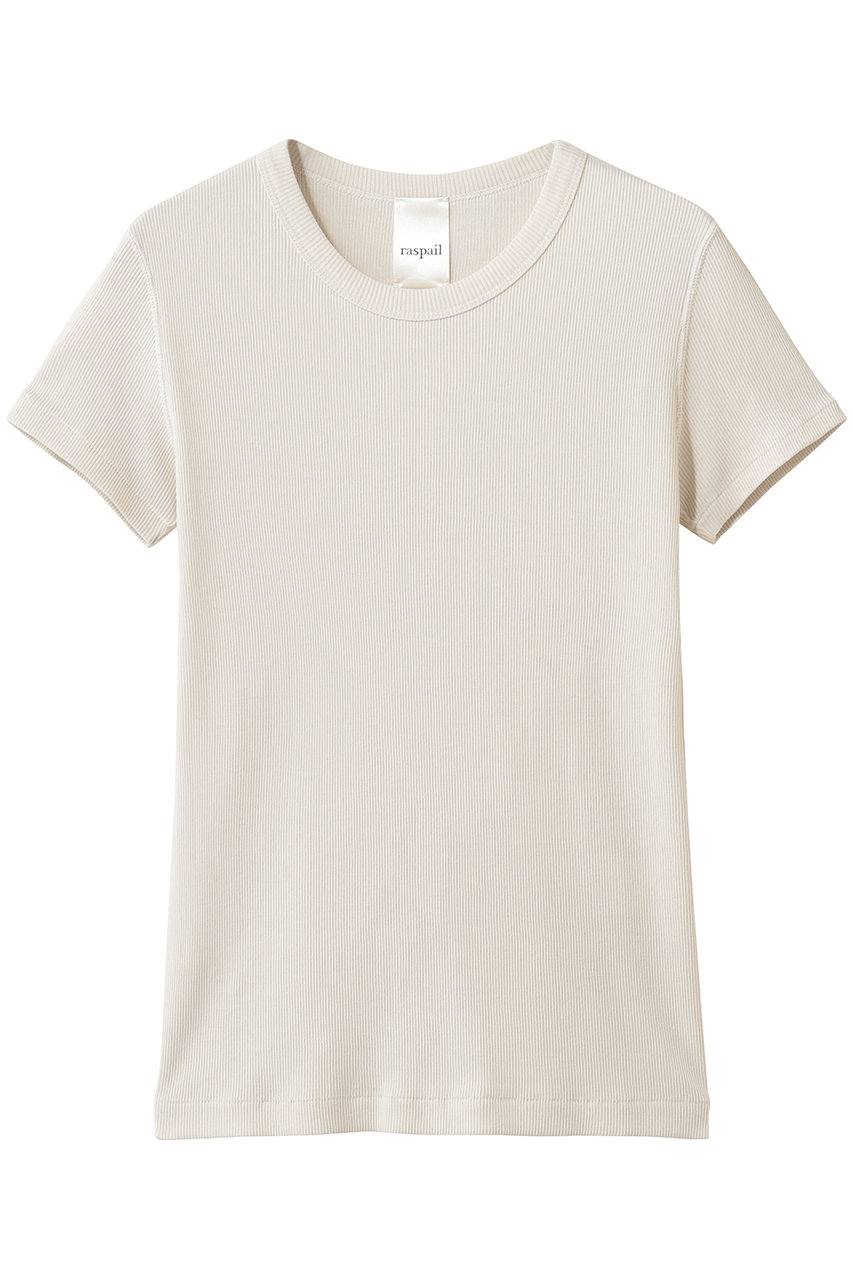 ラスパイユ/raspailのコットン リブクルーネック プルオーバー(オフ/RB-285)