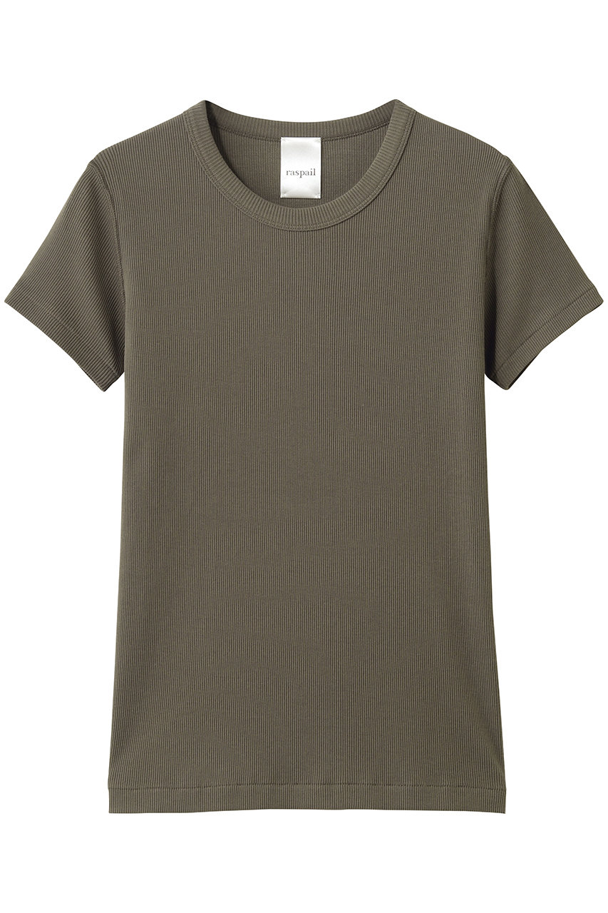 ラスパイユ/raspailのコットン リブクルーネック プルオーバー(トープ/RB-285)
