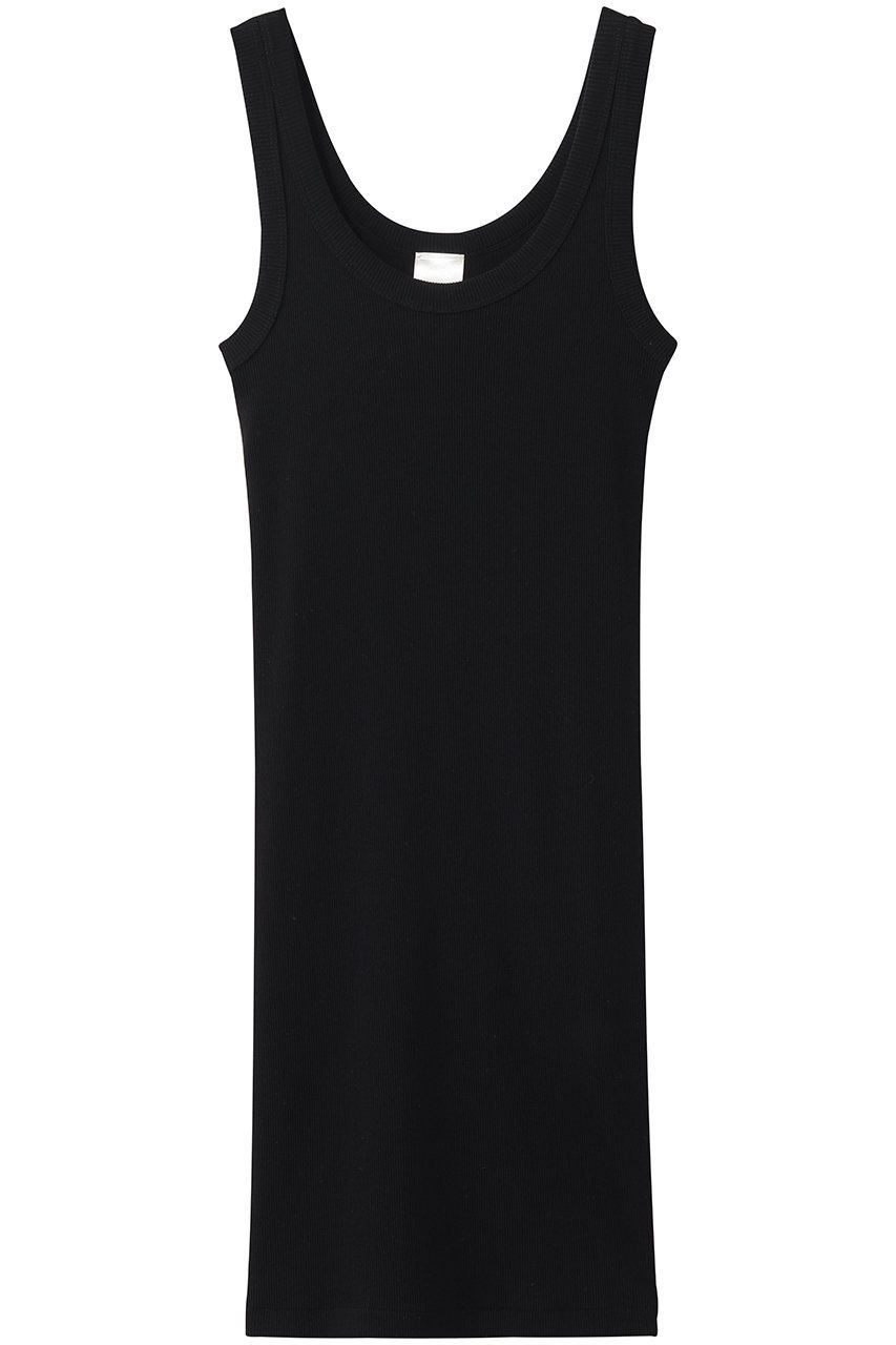 ラスパイユ/raspailのコットン ロングタンクトップ(ブラック/RB-263)