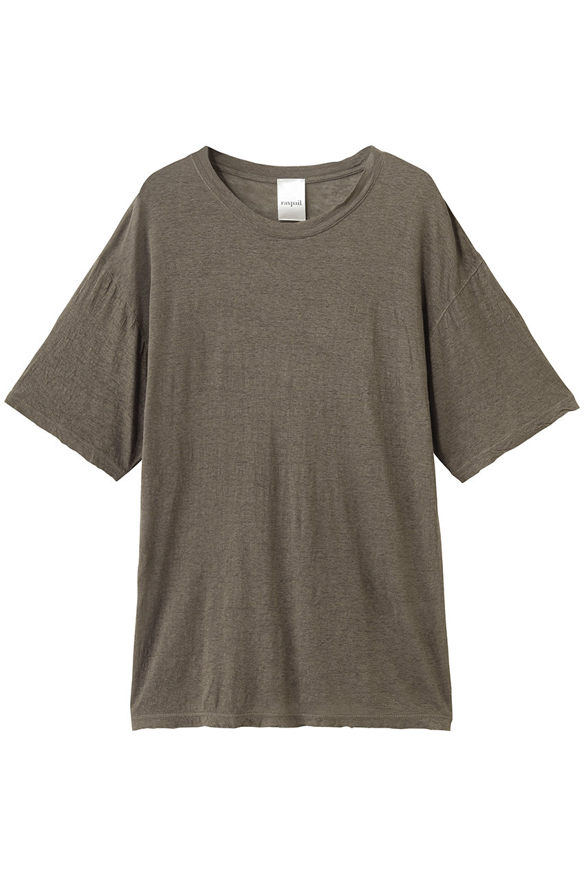 ラスパイユ/raspailのリネン Tシャツ(トープ/RB-288)