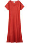 リネン ニットロングドレス ラスパイユ/raspail レッド