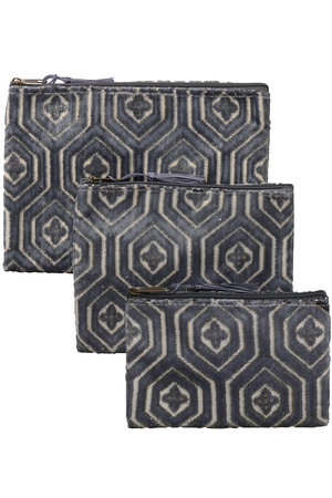 ムムン バッグ/MUMUN BAGのジャカードポーチ 3点セット(140800/140802)