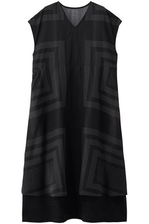 ジュン オカモト/JUN OKAMOTOのオリジナルプリント フレンチスリーブドレス(110500/110503)