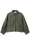レーヨンリネンツイル ショートブルゾン ジュン オカモト/JUN OKAMOTO カーキ